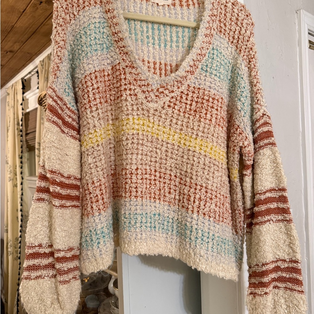 ADORA Multicolor V-Neck Sweater